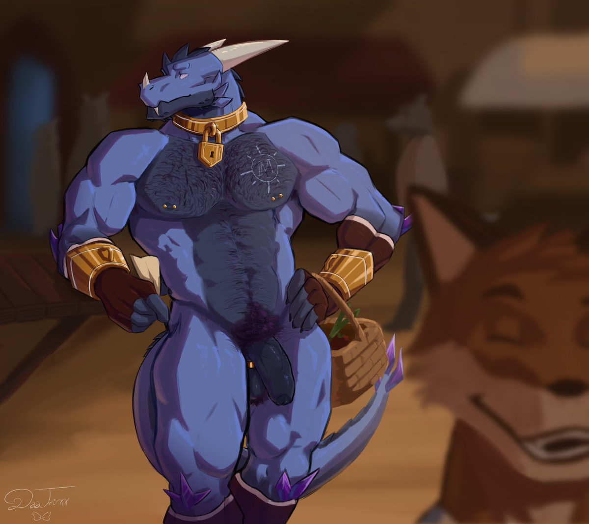 DaaTrixxArts's tweet photo. Grocery shopping but all his loincloths were in the laundry 🧺 🐉 https://t.co/heLzyTTqxY