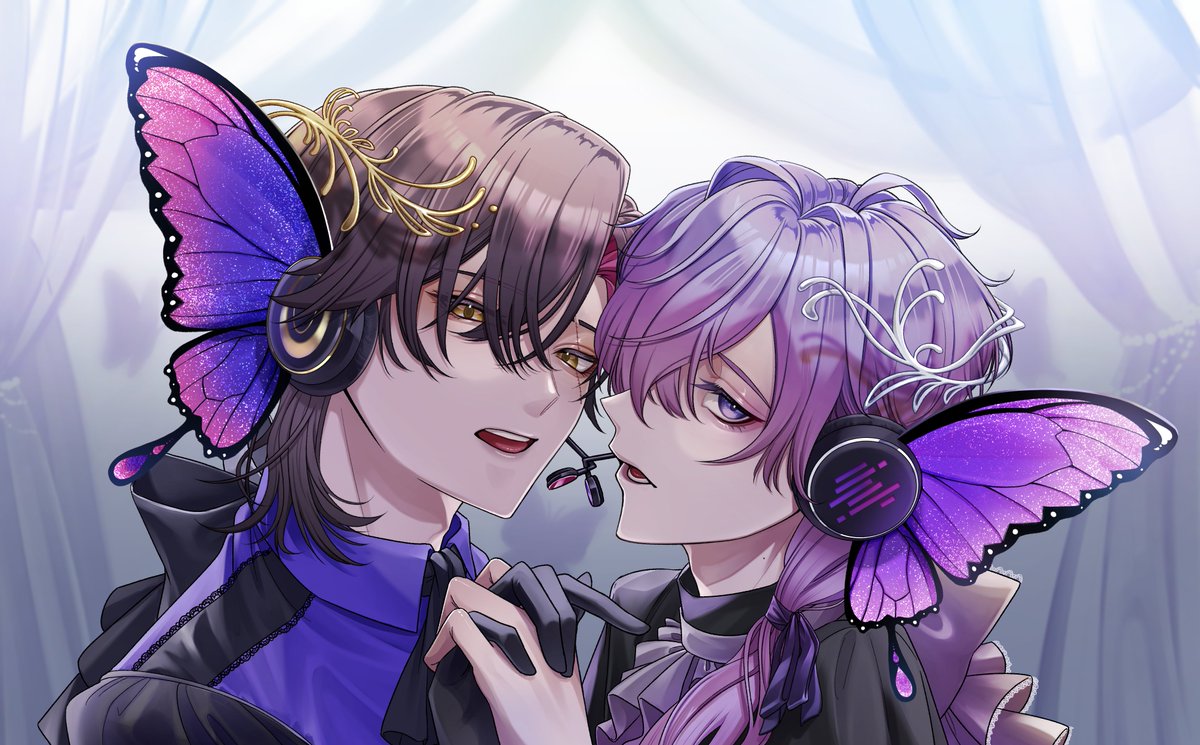 gryphon9605's tweet photo. ⚠︎︎曲パロ
この二人の歌、ハモリが大好きゆえの妄想 https://t.co/CvWMdFrlAg