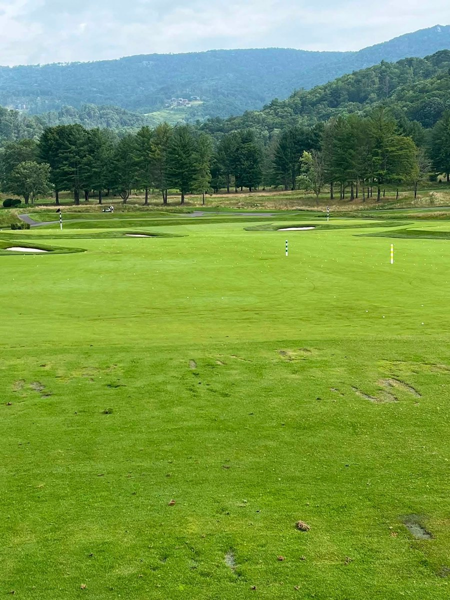 MorganGolfNC's tweet photo. Ping demo day at Elk River Club in Banner Elk, NC. This course was Jack Nicklaus’s first design in NC. It is an outstanding layout, completely redone since the flooding in 2024. Thank you the Staff &amp; Members for allowing Ping to demo and fit at this great course…
#PlayYourBest https://t.co/E5oMQ1CAGZ