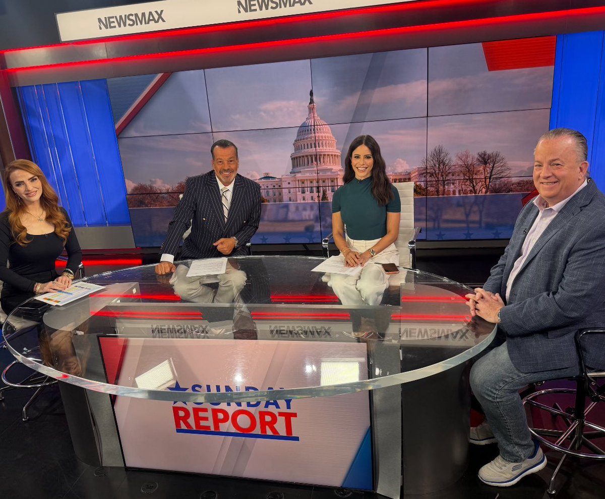 JohnnyTabacco's tweet photo. 🚨TUNE TF IN ALERT🚨@NEWSMAX 
SUNDAY REPORT with @CharlyOnTV 
Also Fmr @NYPD Chief @JohnMChell 
@TiffanyMBrannon https://t.co/nPBtnfDlcd