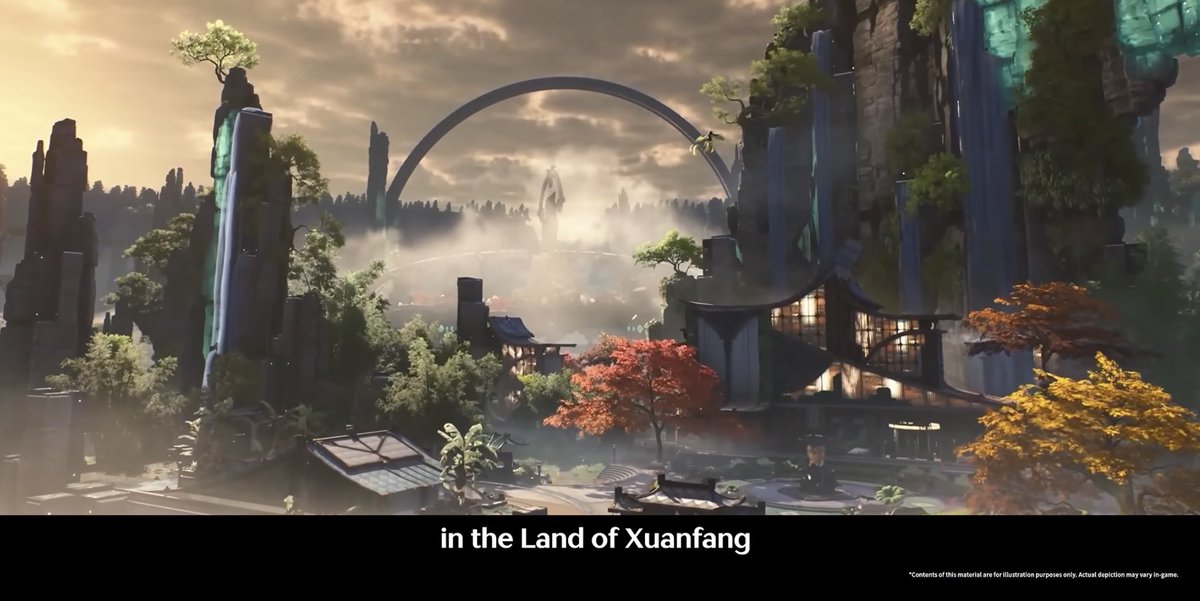 meaner1ce's tweet photo. @chainsawheart @senbequre We're not. The dev said we will stay in Xuanfang from 3.5 to 3.7. Not Mengzhou https://t.co/DVy1eY2WsV