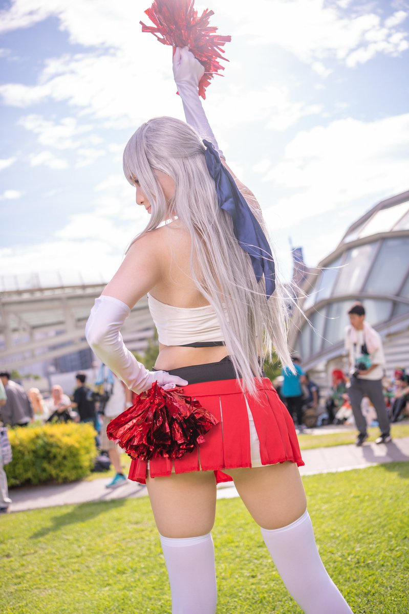 ky0_jin's tweet photo. コスプレ / cosplay
鵺の陰陽師 / 藤乃代葉
14巻表紙裏チア衣装

行くぞ　赤組‼️

📷➡︎@guy_ferd 

#コスサミ2026 https://t.co/4cL6CQZPIU