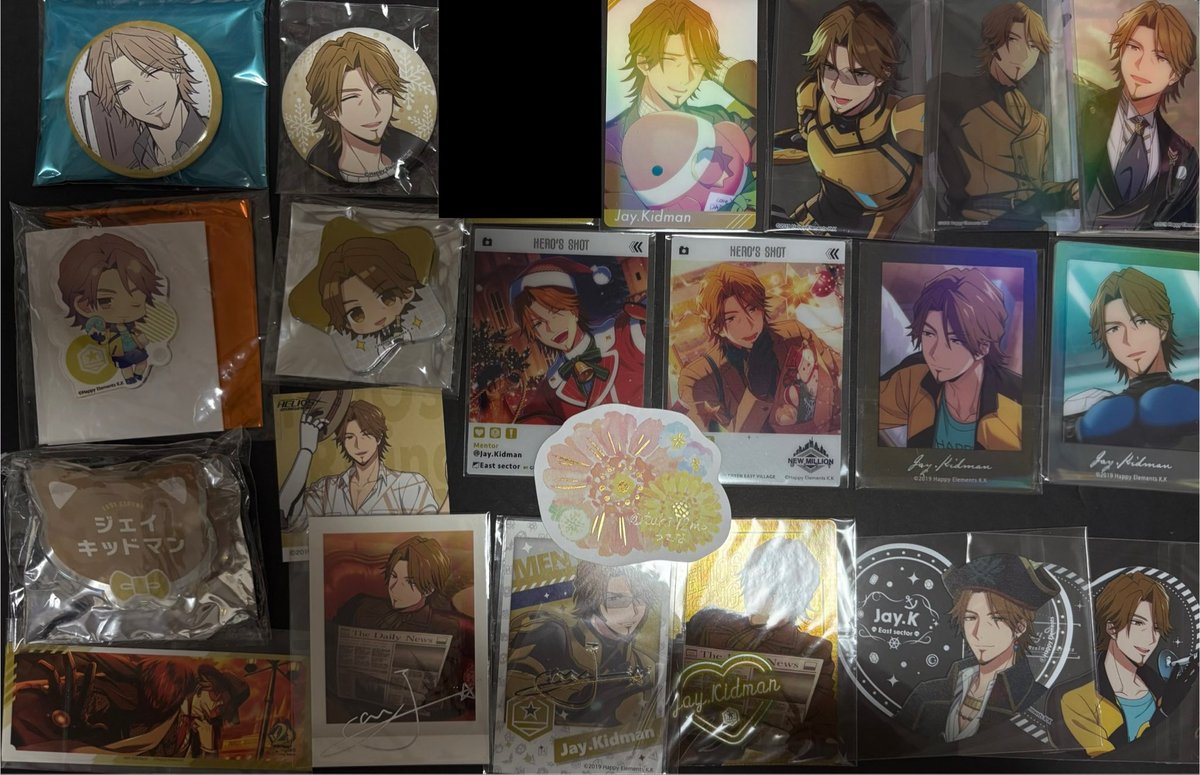 tuki72me's tweet photo. 【交換/譲渡】エリオスR
缶バッジ　アクスタ　カード　ステッカー　他
譲　
ジェイ　アッシュ

求
定価+送料

紙類50円〜100円
アニカフェ
コロッタ500円
アクスタ300円
缶バッジ100円

異種
フェイス

まねきねこクリカ/グラッシー　フェイス　

プロフ手渡し
郵送
8/8リアイベ昼手渡し要相談 https://t.co/jI3OlMMrZl