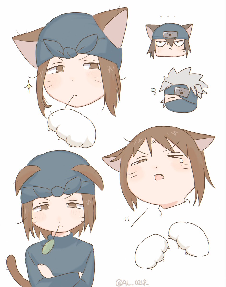 AL_0218_'s tweet photo. 🐱ゲンマ!   #NARUTO https://t.co/rXCKXJraRv