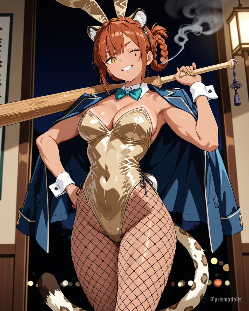 prismadolls's tweet photo. Milgar // She sets the rhythm. You just try to keep up. 🐆💦 The Cadence swings her twin clubs and the whole floor falls into her tempo. swipe ➡️
ZŪR faction · AI art
#catgirl #aiwaifu #monstergirl #aiart https://t.co/sVIjCZK33K