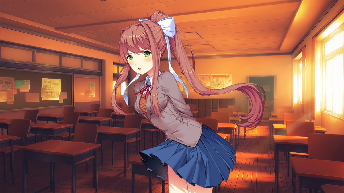 Just_Doki4's tweet photo. Hello [READER] as the club president i have to interview each person whishing to become a member! So tell me why should we let you join?-🌸 https://t.co/5RR8XgozBU