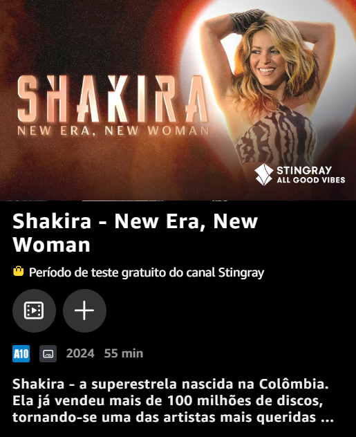 PortalShakira's tweet photo. Vocês já conheciam esse documentário sobre a Shakira no Prime Video?

"Shakira, New Era, New Woman"

🔗https://t.co/dTXwpwa598 https://t.co/rLrEsvngNc