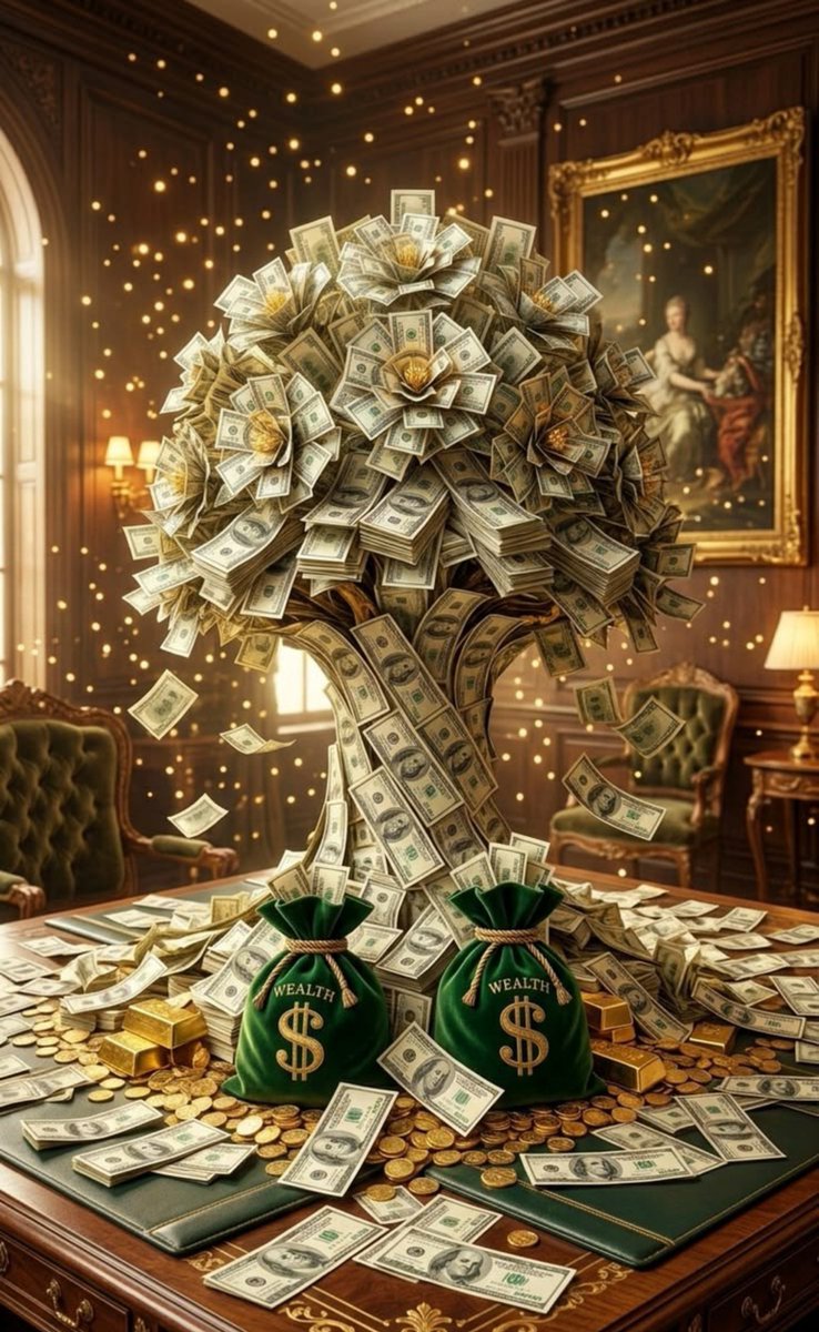 Moneyaligns's tweet photo. Tree of wealth 🤑💵💵💸💸💸 https://t.co/22N3KRtlF6