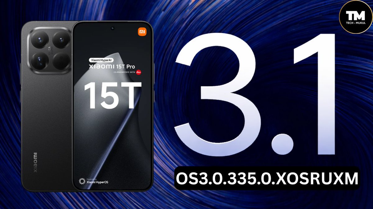 TECH__MUKUL's tweet photo. #Xiaomi15TPro #HyperOS3 #Android17 #August 2026 Stable Update Ready ๐
๐ HyperOS 3: OS3.0.335.0.XOSRUXM
โจ Region: Russia ๐ท๐บ
๐ Status: Currently READY as a Stable build. The stable rollout is not yet available. Once the official Stable update is released, full details will be shared here immediately.
