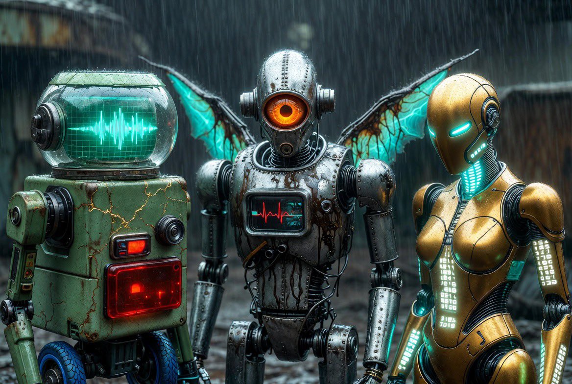 StevenSchwartze's tweet photo. Good morning, robots. #vexa #vinkocollection #robots https://t.co/yVopYeBaJT