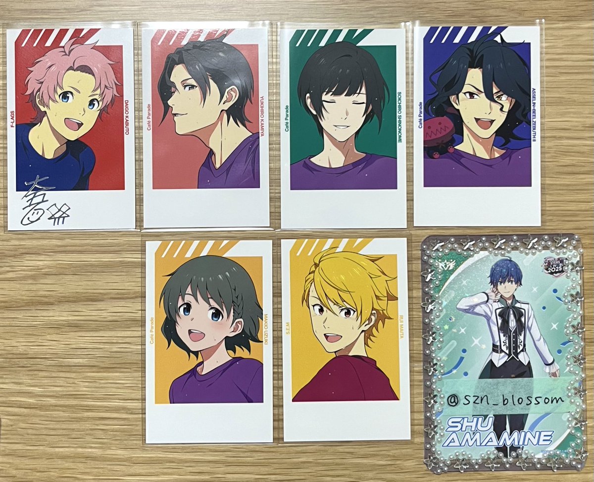 交換/譲渡】SideM FiFS展EXTRA フォト風カード フォトカ 表情 譲)箔