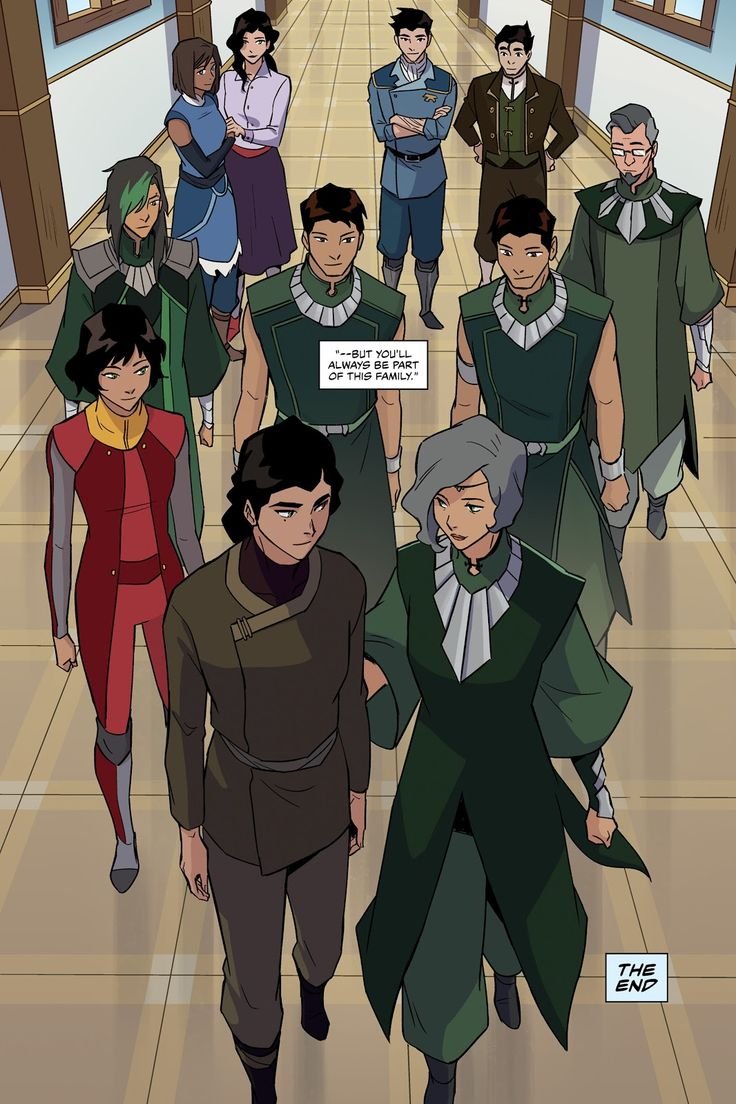 FVR5hve's tweet photo. I love how they gave kuvira redemption arc in the comic https://t.co/FQNJDb6249