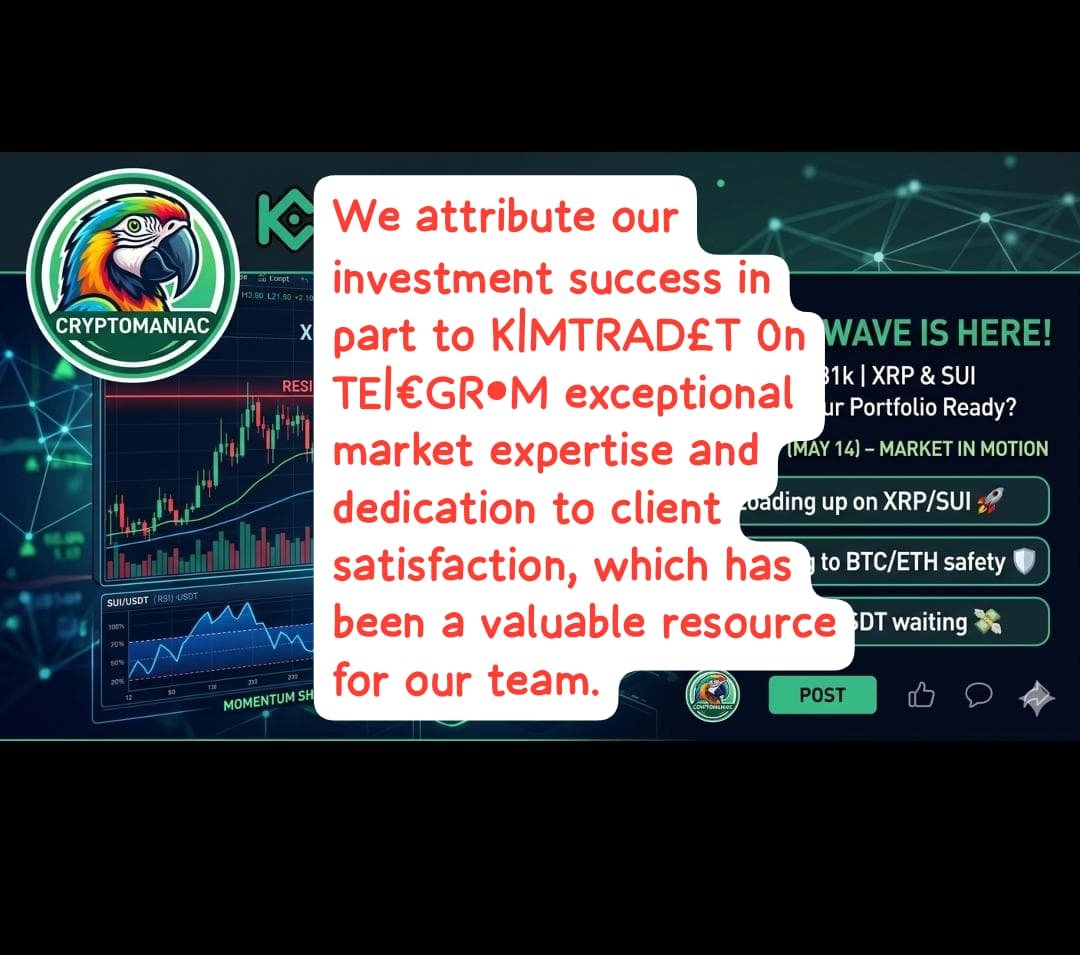 DavidSai284952's tweet photo. Last week on TEL3GR@M #Telegram I figured the use of automated system and I made $9,700.
Don't listen to folks saying this will tank.
KIMTRADET knows the automated system, she can help you earn.#AskingForAFriend #Crypto2026 https://t.co/3EhwaYBaQv