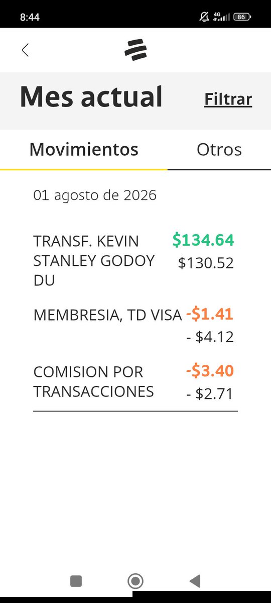 KevinSGodoy2's tweet photo. @nayibbukele @Defensoria_910  NO PUEDE ESTAR PASANDO ESTO LADRONES DEL @bancoagricolasv NOS ESTEN ROBANDO DINERO POR LA TARJETA QUE UNO USA Y POR LAS TRANSFERENCIAS.... DEMASIADO ,DESCARADOS,LADRONES.... NECESITO ME DEVUELVA LO ROBADO. https://t.co/YVHTiGC2eY