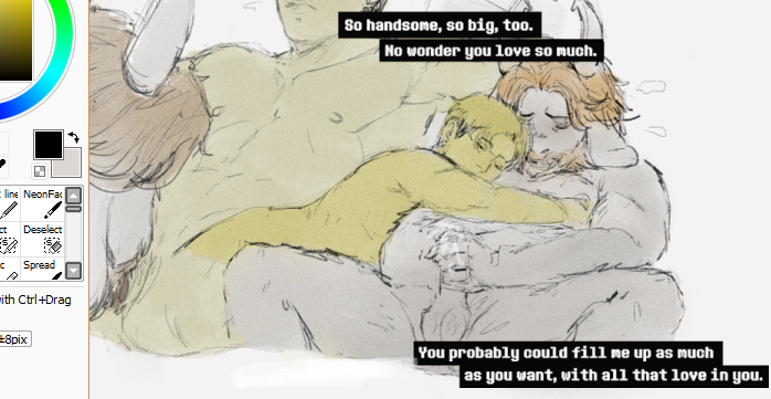 sinbiosex's tweet photo. this fic lives in my head rent free so i had to sketch something for it 
#deltaruined https://t.co/1GDnDNw3mb