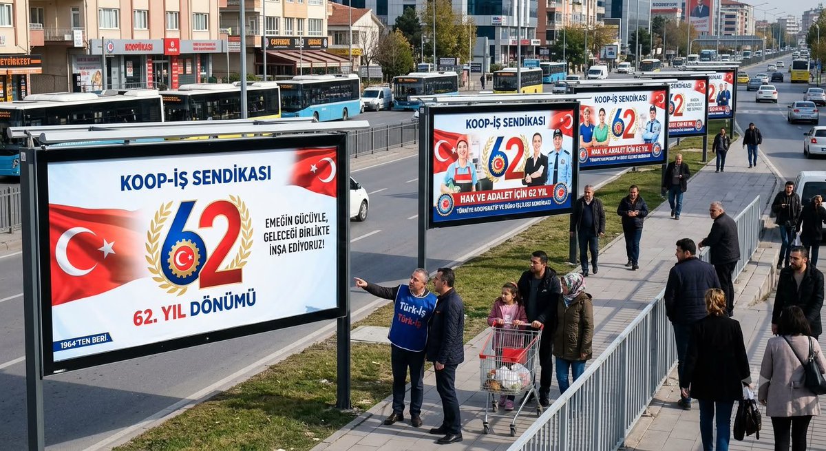 canuslu80's tweet photo. Türkiye’nin dört bir yanında çalışan binlerce emekçinin ortak sesi… 62 yıldır KOOP-İŞ. 🇹🇷✊
    #KOOPİŞ62Yaşında

@alemdareyup 
@turkiskonf https://t.co/h0hCtjyjgg
