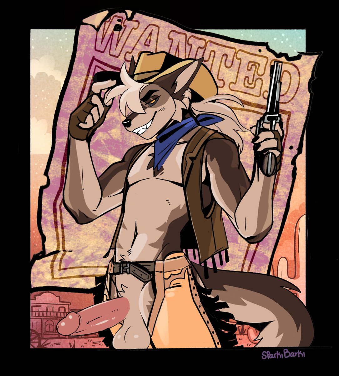 HornyBlueOko's tweet photo. New ych commission from @SparkiBarki. YeeHaw!🤠 https://t.co/abgTeZkpfn