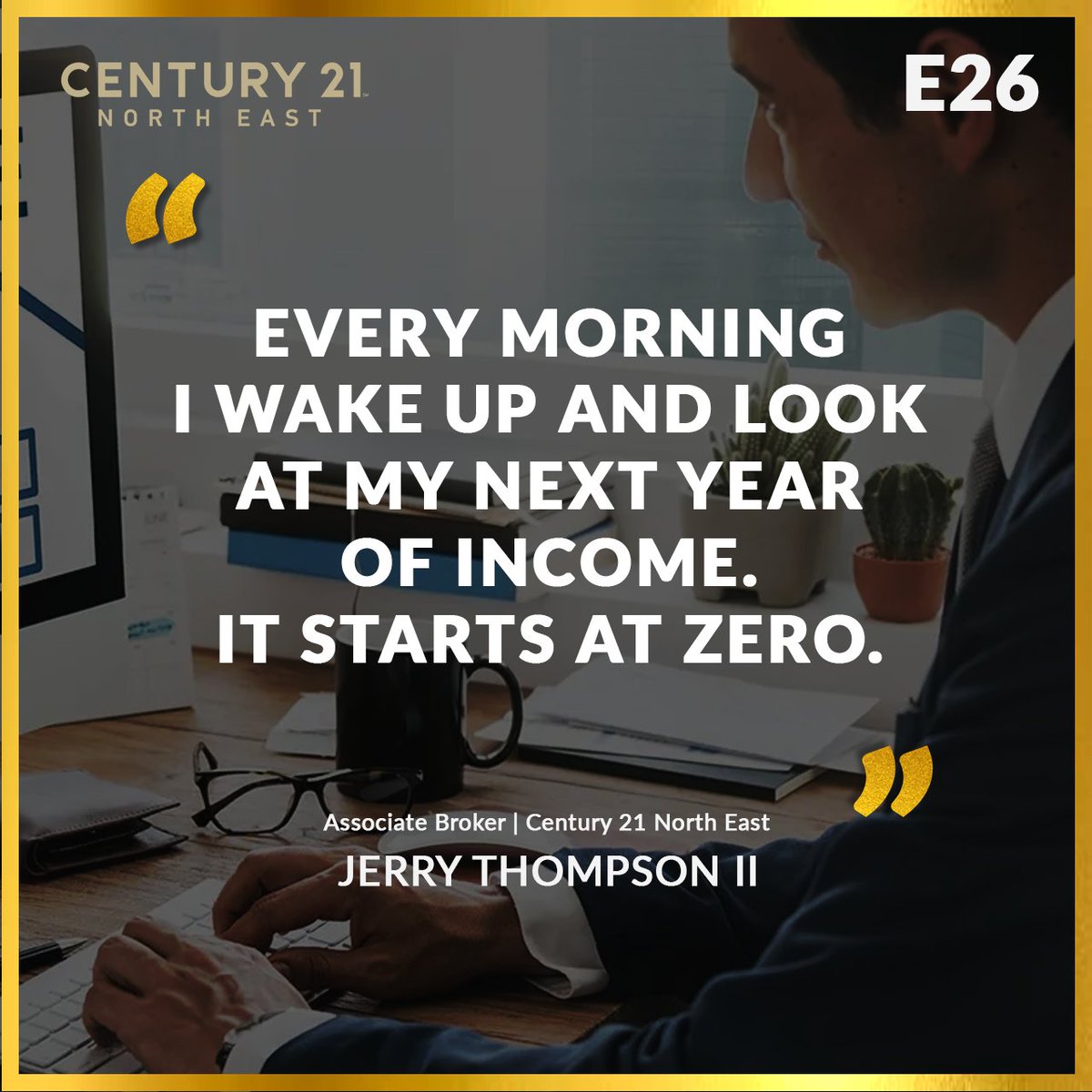 c21jerry2's tweet photo. In E26, I pull back the curtain on what a career in Real Estate actually looks like from the inside. The financial reality, the hours below deck that clients never see, and after 35 years of starting at zero, why I still would not do anything else.

🎧 https://t.co/wvuuukuWtd https://t.co/BUwL2SpPwH
