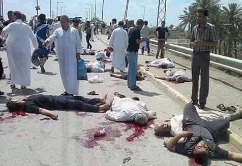 jh34367335's tweet photo. @Columbuos وَمَا نَقَمُوا مِنْهُمْ إِلَّا أَنْ يُؤْمِنُوا بِاللَّهِ الْعَزِيزِ الْحَمِيدِ

جزء من مجازر المليشيات الحكومية المدعومة من إيران والحكومة العراقية ضد العرب السنة في العراق 
هذه الصور كانت أثناء خروج المصلين من المسجد
تم قتلهم ولم تفعل الحكومة الطائفية شي سوى كذبهم بوجود تحقيق https://t.co/IhB4yqCAp1