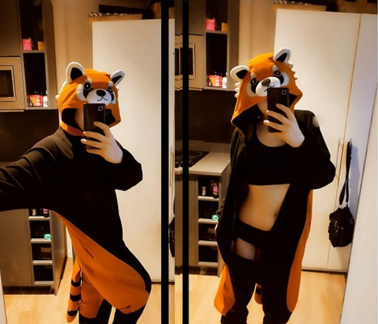 Feyrytail's tweet photo. What I send my friends vs. what I send when I'm highkey into you :3

#femboy #kigurumi https://t.co/Q92AMpby6p