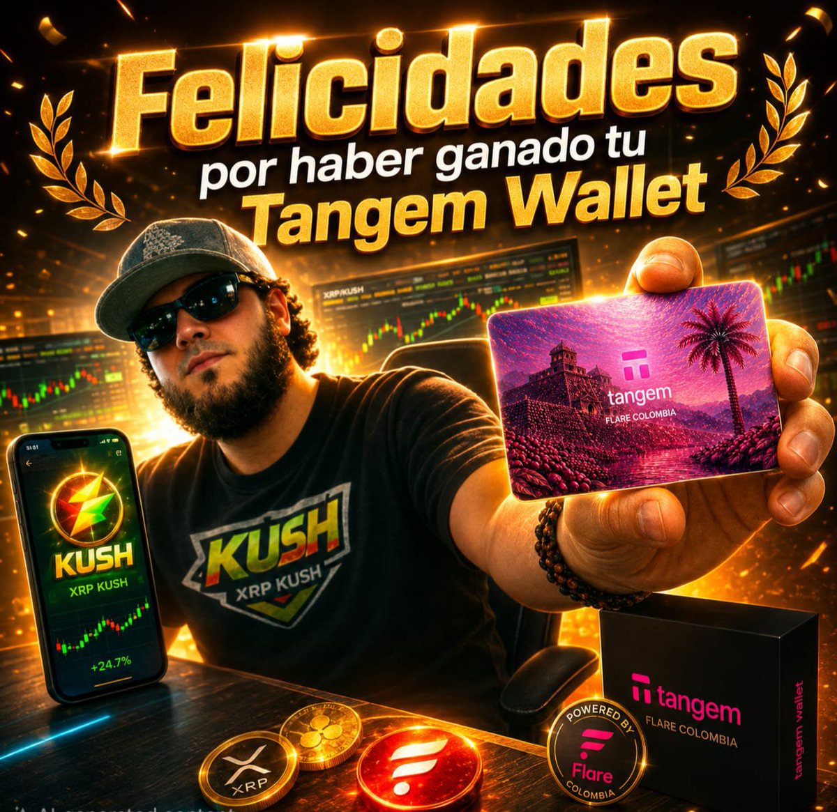 Flare_Colombia's tweet photo. 🎉 ¡Felicidades @OrregoTitan el ganador de su Tangem Wallet! 🔐
Cada vez más personas están dando el paso hacia la autocustodia y tomando el control total de sus activos digitales.
Gracias por ser parte de esta comunidad que sigue creciendo, aprendiendo y construyendo el futuro de las finanzas descentralizadas. 🌍
¿Tú también quieres vivir la experiencia Tangem?  🇨🇴🔥
#Tangem #Flare #FlareNetwork #FlareColombia #Crypto #SelfCustody #Web3 #DeFi #XRP #FLR