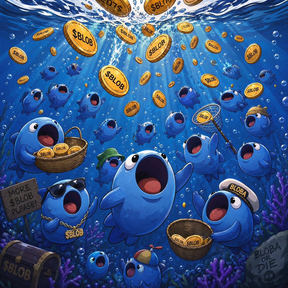 BlobaETH's tweet photo. POV: You're trying to catch all the $BLOB coins but forgot to drop your EVM🐟💸

Don't be that Bloba! The $BLOB airdrop is coming, and you don't want to miss this downpour of pure profit 

Drop your EVM address NOW
The early Bloba gets the $BLOB

Don't get left in the shallows 🔥 https://t.co/HcPec1djw2
