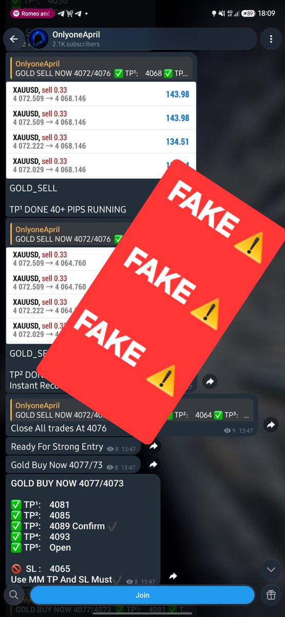 ProsperoApril's tweet photo. 🚨 SCAM ALERT ⚠️— PLEASE READ 🚨

There is a fake Telegram channel impersonating me using:
Name: OnlyOneApril
Username: ProsperoApri (⚠️ missing the “L”)

This is NOT me.

I DO NOT run any investment schemes.
I will NEVER ask you to send money to trade on your behalf.

If anyone is promising profits or asking for funds using my name, it is 100% a scam.

✅ My only official Telegram username is:
ProsperoApril (with the L)
https://t.co/WRt1lQT99U ✅️

No variations. No backup accounts.

What you should do ❗️❗️
 Do NOT send them money
 Report the account immediately

Please repost and warn others

If it sounds too easy, it’s a trap.

~April