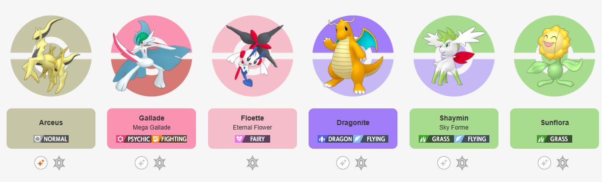 PokewangWest's tweet photo. his full team (bunch of epic cool pokemon plus lvl 100 sunflora oops) https://t.co/IPKLSrEfOC