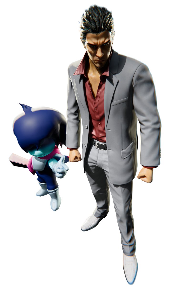 10ension's tweet photo. #deltarune #龍が如く #Blender https://t.co/tFZMlaRBeI