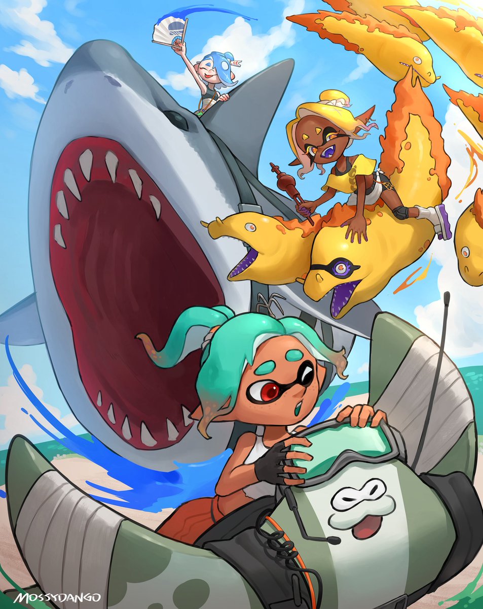mossydango's tweet photo. Showstopper ready, let’s go Mechanic! #splatoon #splatoonraiders https://t.co/FNHIjzIgq0