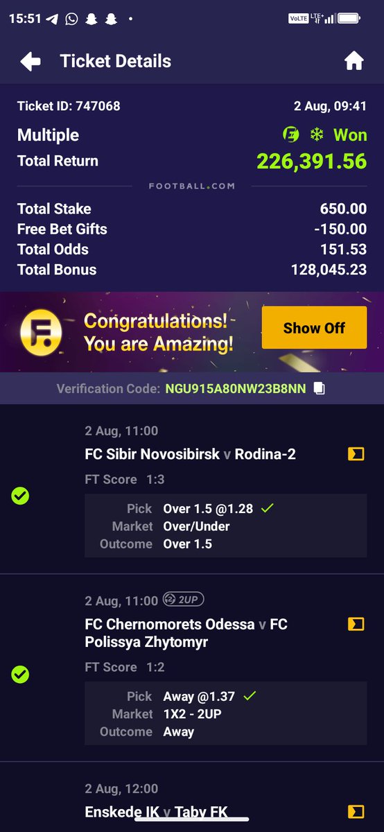 Basketballpunt3's tweet photo. Boooooooooommmmmm 🏆🏆🔥💥💥💥✅🔥💥💥✅ 💰✅💰✅💰💰💥✅🔥💥🤑🤑✅🏆🏆🏆💰🏆🏆🏆

150 odds Early kickoff inside bako bag 💰🛍️ 💰 

Basketball Punter at it again 💜💜💜💜

Drop your winning tickets 🎭🎭🎭🎭🎭 https://t.co/O1PWpFcl8v