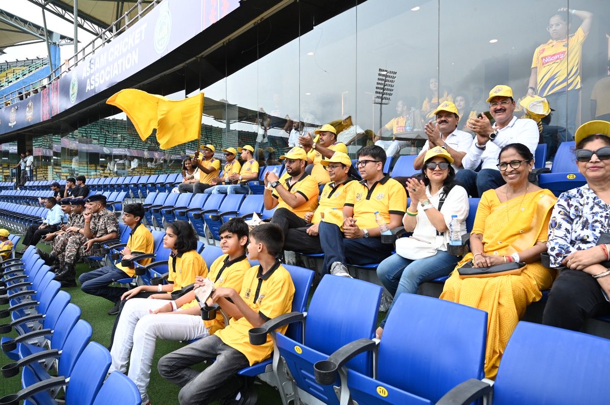 mamonetc's tweet photo. Happy to be back at the ACA Stadium Barsapara for the opening of the Assam Premier League (APL). Very well organised and the momentum created was strong. Congratulations to ⁦@assamcric⁩ @Devajit Lon Saikia. Best wishes to ACA Team for a successful tournament. https://t.co/919TCBuAXp