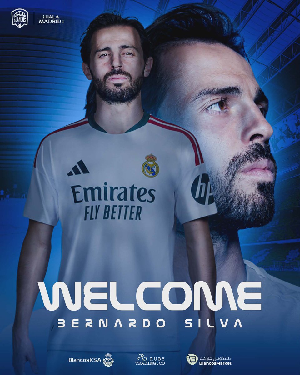 BlancosKsa's tweet photo. 🚨 برناردو سيلفا ينضم إلى تدريبات ريال مدريد غدًا 🤍 https://t.co/htI0odVXnf