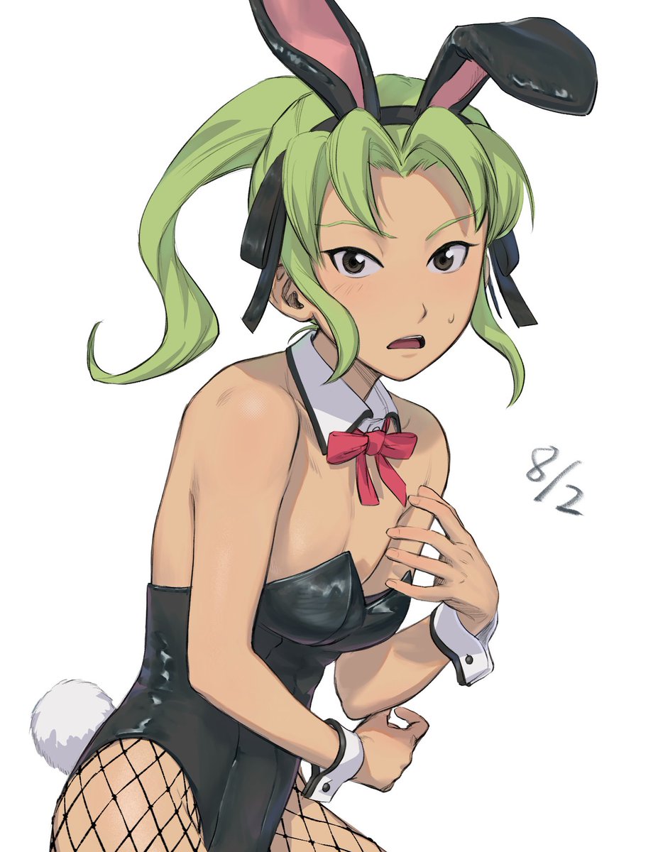 can_hougai's tweet photo. 滑り込みバニーの日緑川 https://t.co/BgToPyXaSs