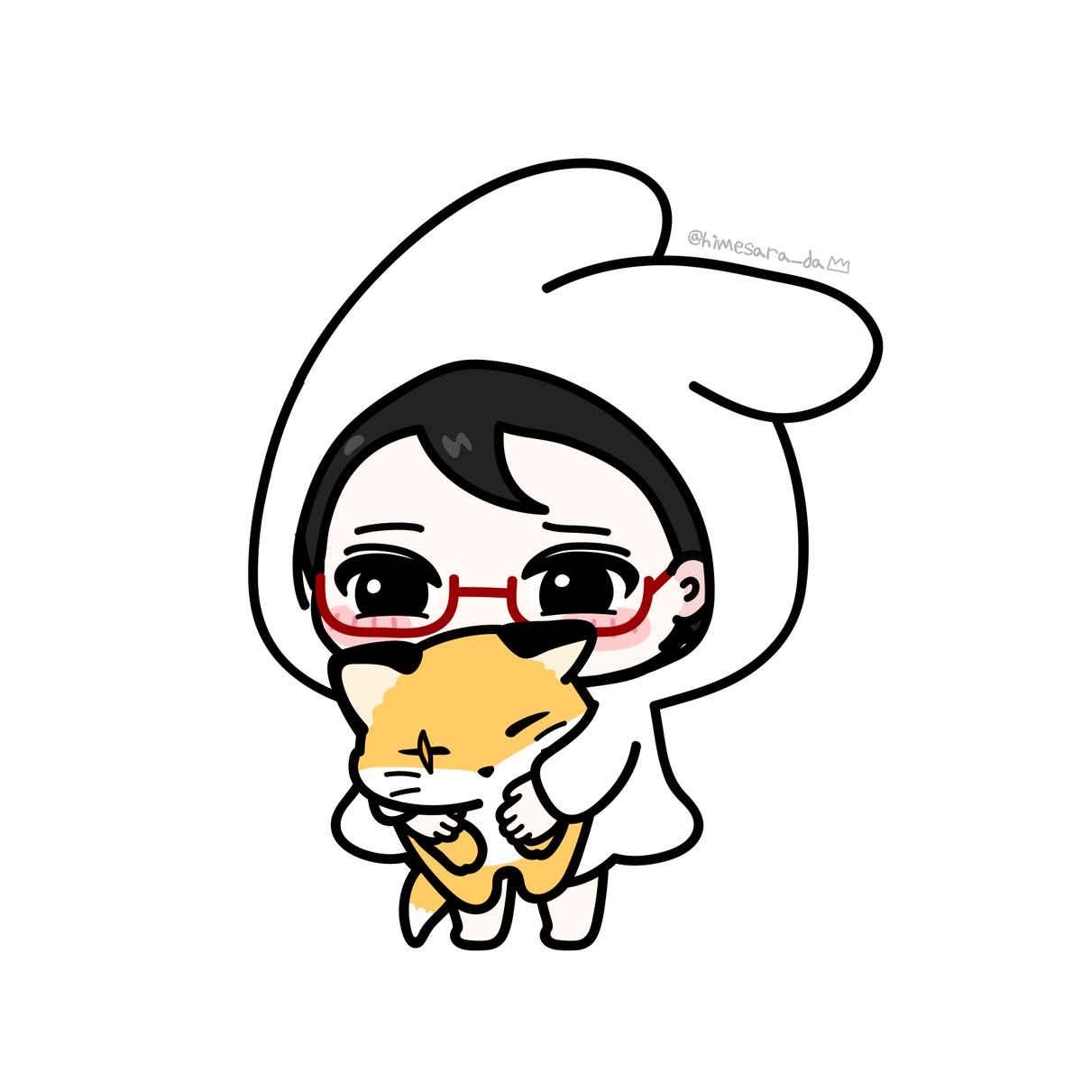 himesara_da's tweet photo. 🐇🥗
오늘이 토끼의 날이라는 얘기를 들었어요

🐰❤️🦊 https://t.co/Q6bZua8uFL
