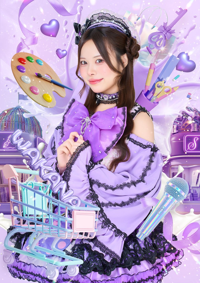 ROOKEYROOKEYS's tweet photo. 【 🎀 新アー写公開 🗝️ 】

⋱⋰✧̇·̩͙ ⋱⋰⋱⋰ ✧̇·̩͙⋱⋰⋱⋰ ✧̇·̩͙⋱⋰

Name 💜.· 時野 わかな / @rookey_wakana 
Member color 💜.· アンノウンパープル

「 消えないインクで思い出を描くよ！🎨 」

⋱⋰✧̇·̩͙ ⋱⋰⋱⋰ ✧̇·̩͙⋱⋰⋱⋰ ✧̇·̩͙⋱⋰

   .⋆ 🛒  #ルキルキ #ルキルキとZepp新宿 💨