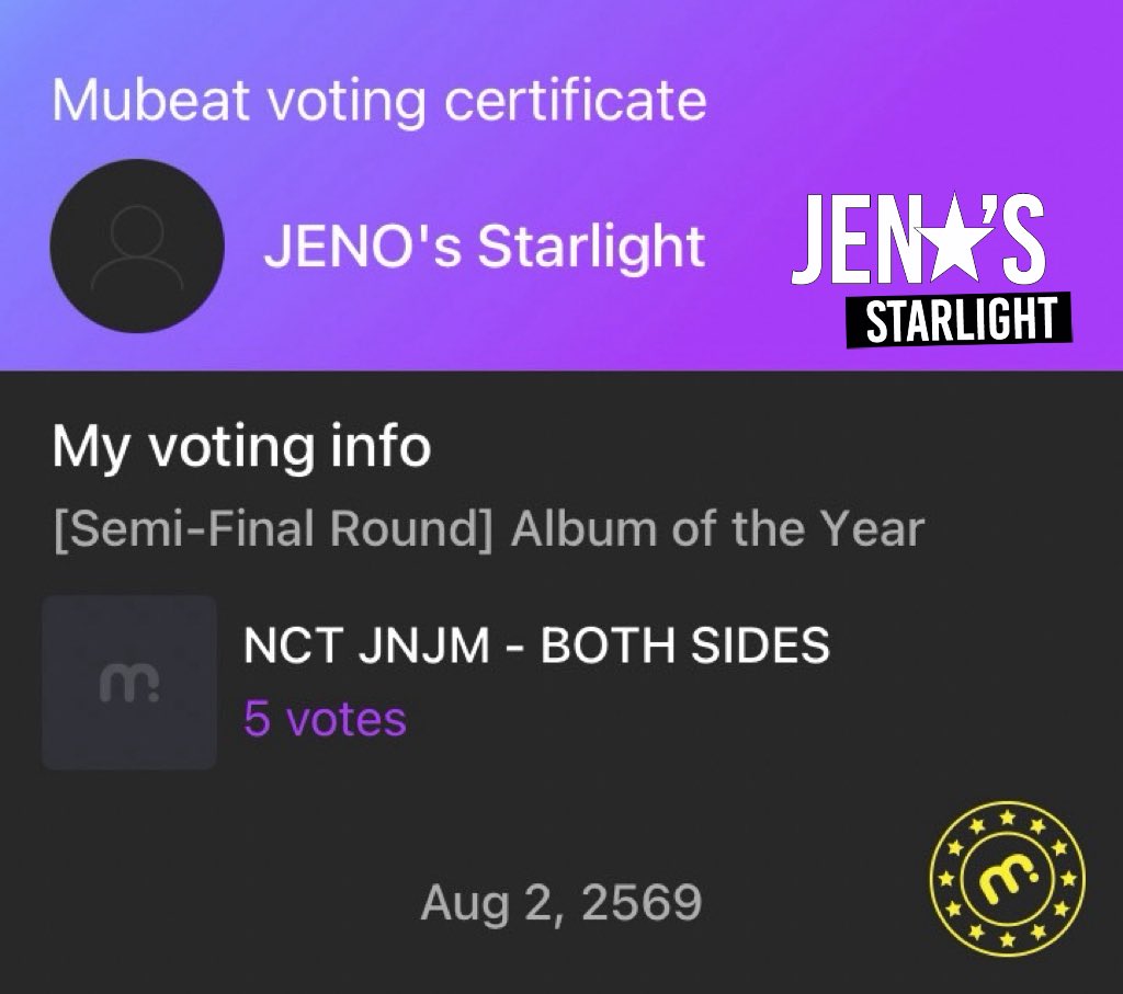 JENO_StarTH's tweet photo. ก๊อก ก๊อก ✨

เอนเจนนี่วันนี้โหวต JMA 2026 ให้คุณเจโน่คุณแจมินกันหรือยังคะ

#โหวตเพื่อเจโน่แจมิน

🎯 TOP 5 (คะแนนนับรวมทั้ง 5 แอป)
สามารถตรวจสอบคะแนน real-time ได้ที่
https://t.co/B7JxuYOyG7

หากมีข้อสงสัยเกี่ยวกับการเก็บโหวตสามารถสอบถามได้ทาง DM @JENO_StarTH ค่ะ https://t.co/oAuxjG2Xrd
