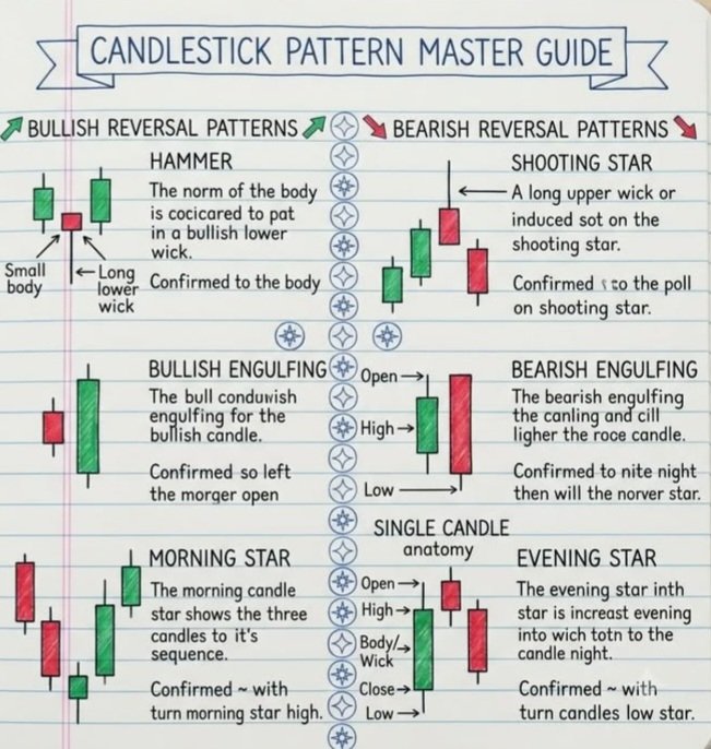 marketTrader92's tweet photo. How to Understand Bullish and Bearish Reversal Patterns Including Hammer, Engulfing, and Morning Star in Forex Trading https://t.co/09oXyDvLRR