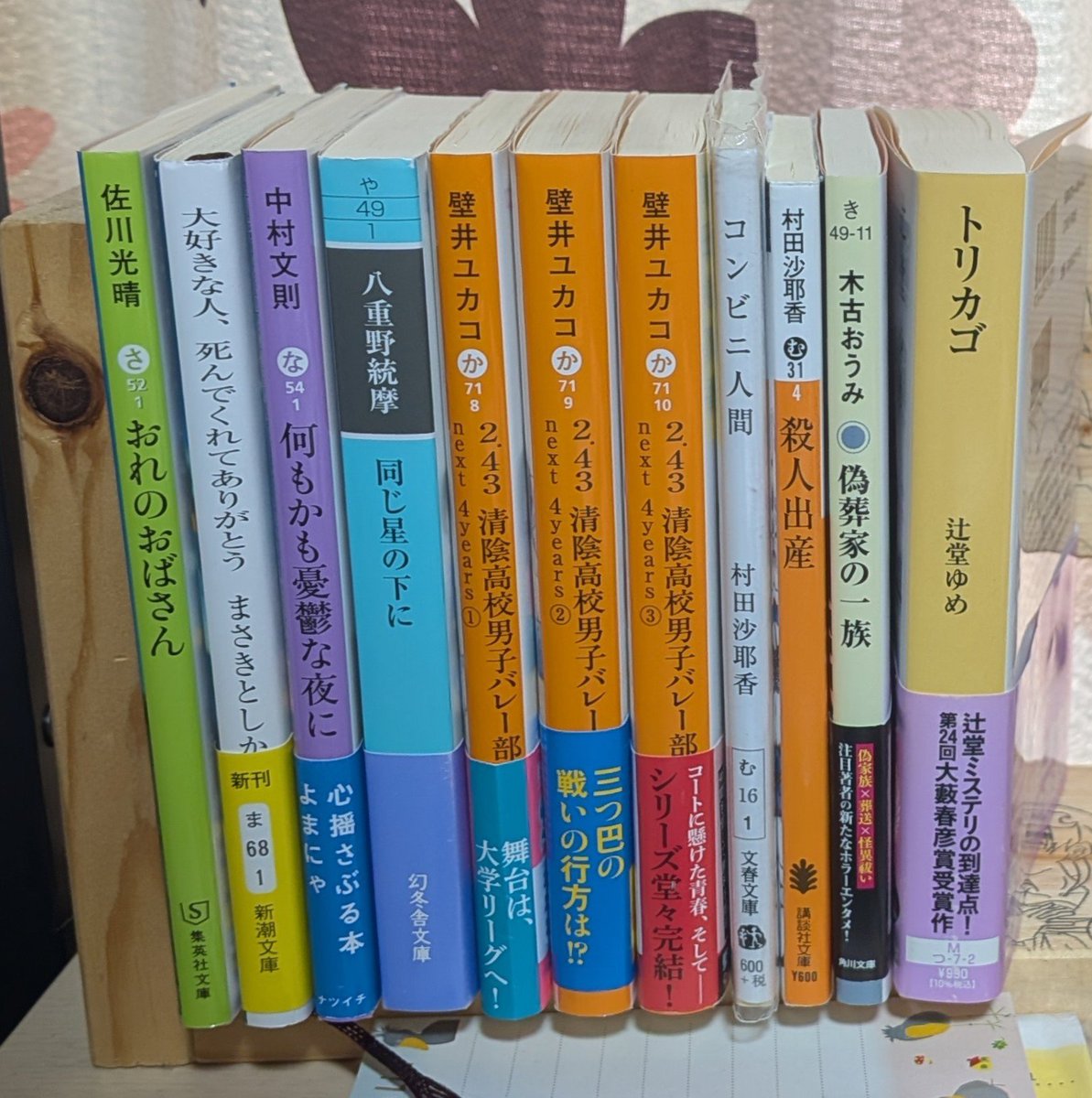 urei_mn_novel's tweet photo. #読了 #愁風の本棚

ここ数ヶ月の間、投稿できていなかった読了本たち（多分これよりもうちょっとあるはず）。
今読んでいる本からはまた読了をあげられるように、そして積読本をどんどん消化できるように、この夏は頑張ろう💭📚️ https://t.co/LVoCodOoW8