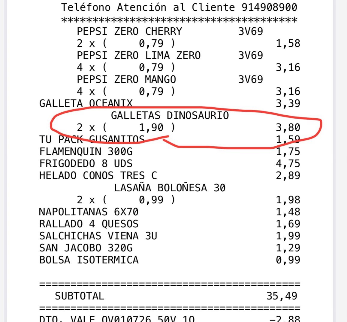 flaxeante's tweet photo. Hola @CarrefourES , creo que os habéis pasado 3 pueblos con la subida de los cereales Dinosaurus no?  Los llevo comprando 2 meses porque en casa han triunfado pero es que de 1,90 que costaban a 2,09 y ahora  3,05€…. Vaya tela! 🤦🏻‍♀️ https://t.co/fv1ii15wfp