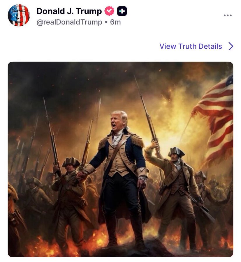 SIP_JBMG's tweet photo. 🚨 JUST NOW: President Trump just posted this EPIC post. WE ARE SO FREAKING BACK https://t.co/RyW5LEbaLc