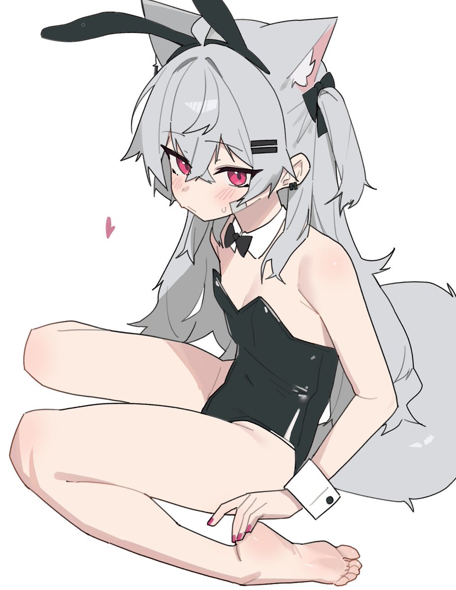 ookamiriru's tweet photo. バニーの日🐺🐰 https://t.co/PPhku7SK4c