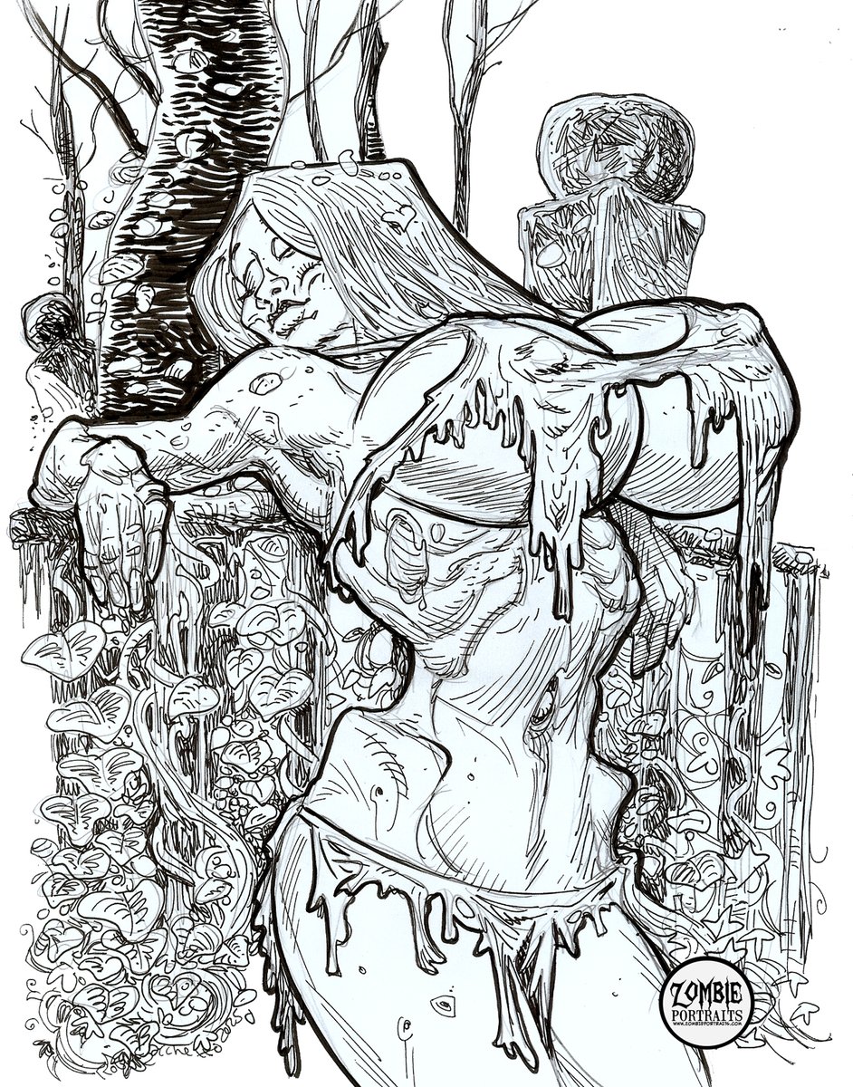 ZombiePortraits's tweet photo. We're at 1,140 Zombie Pinup Divas in the series!! CAN I MAKE it to 1,200 this HALLOWEEN!? #zombie #pinup #pinupart #pinupgirl #livingdeadgirl #zombieartis #zombiedrawing #zombiepinup #penandink #traditionalart https://t.co/liI7Uodskq