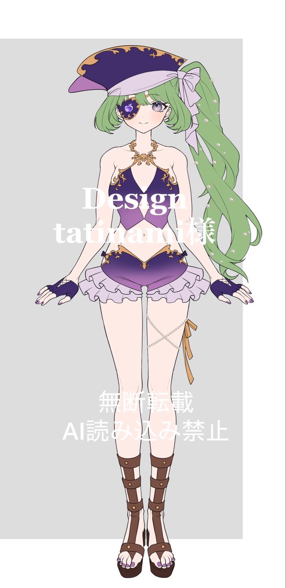 sihono06's tweet photo. 衣装デザイン▶︎tatinami様
立ち絵イラスト▶︎しほの https://t.co/9HsU5GVSsX