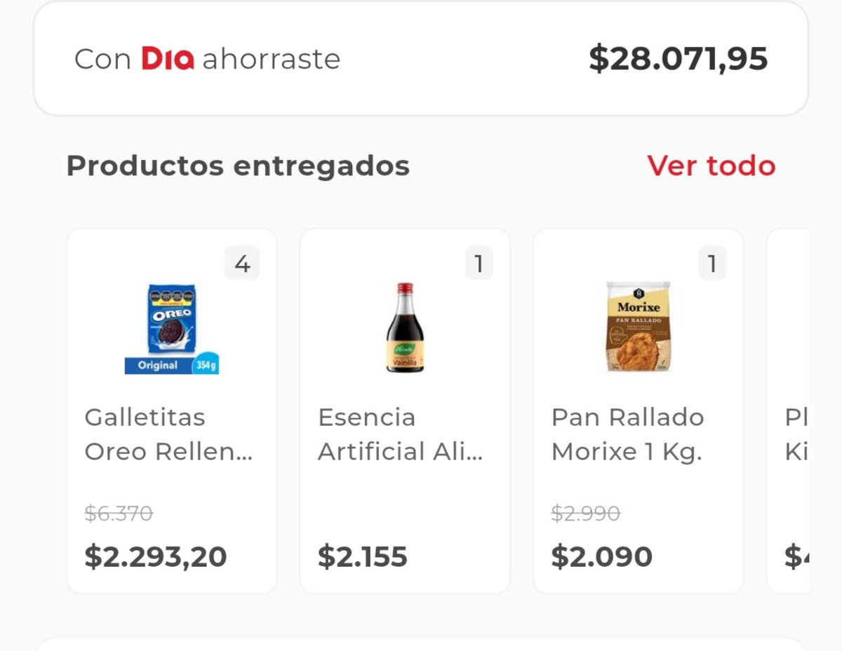 Martezarg's tweet photo. @vmenditto Ayer compre oreo. El pack de 3 paquetes te los deja a $2300.. creo que es un error en el cálculo del descuento... https://t.co/KHFIpJowmK