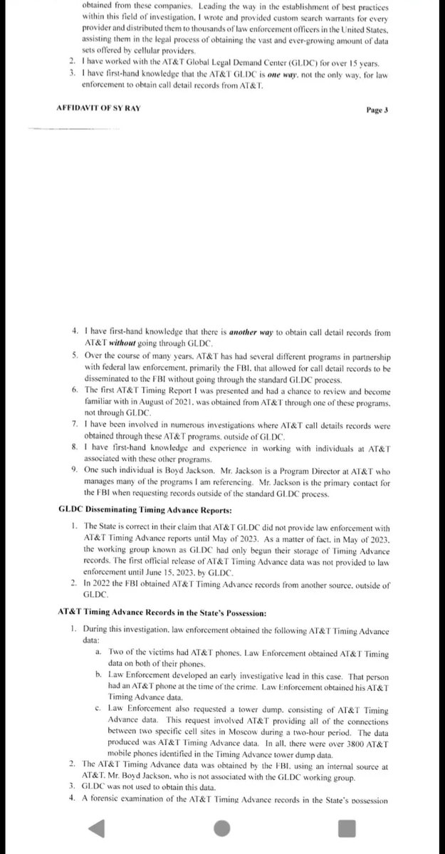 LesleyMiss17638's tweet photo. For All The New Bots &amp; MSM Hacks That Claim Sly Ray Is Being Honest While On @BrianEntin Show With the Gfam &amp; That I'm A Liar...
Well Here's HIS SWORN Affidavit To The Court Under Penalty Of Perjury From 2025‼️
 These Are HIS Findings.
 1 of 2
#idaho4 https://t.co/FXkma5aw9F