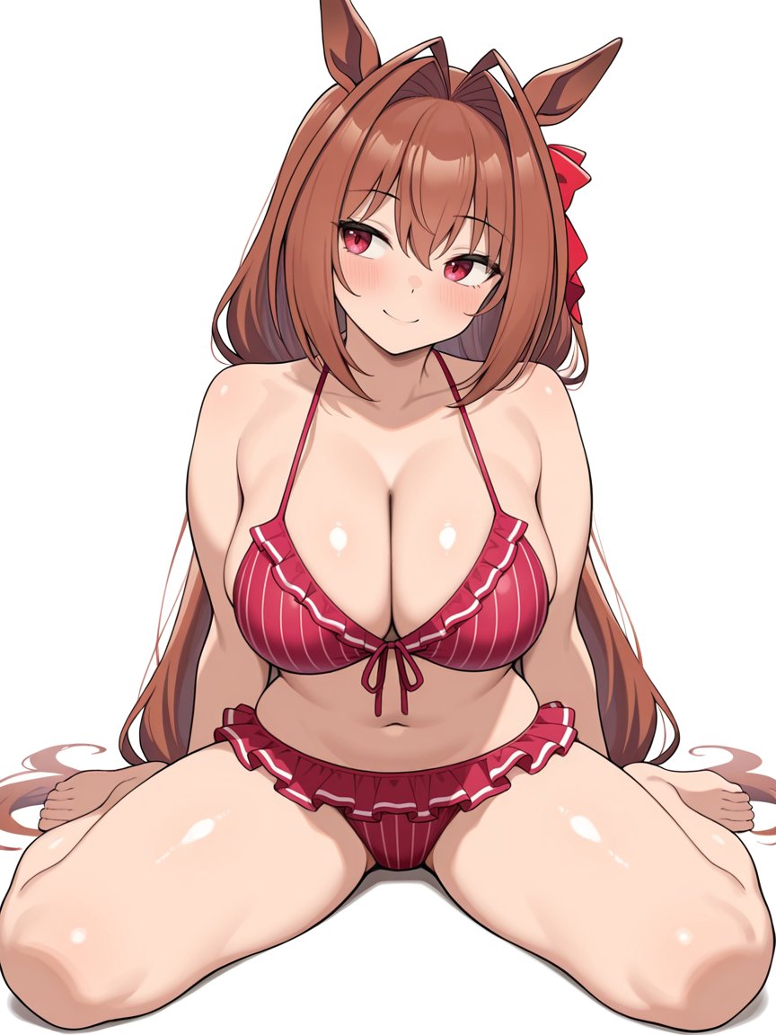 psaka456's tweet photo. ダイワスカーレット／ウマ娘 プリティーダービー　水着 https://t.co/aYekinLosK