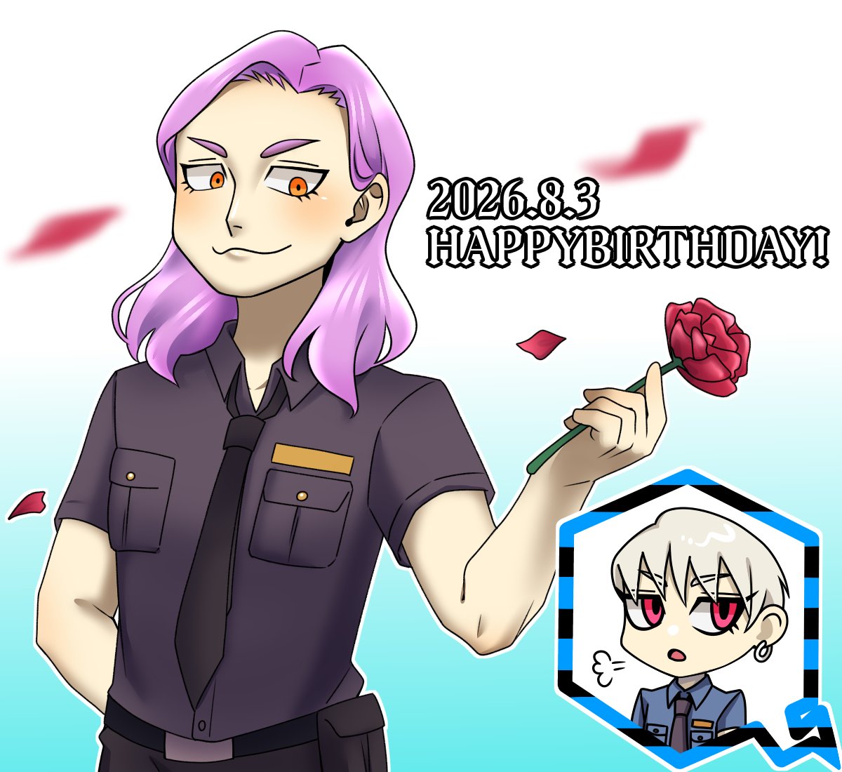 smabro0810's tweet photo. ���らぷさんお誕生日おめでとうございます🌹 https://t.co/scH881T4Xr