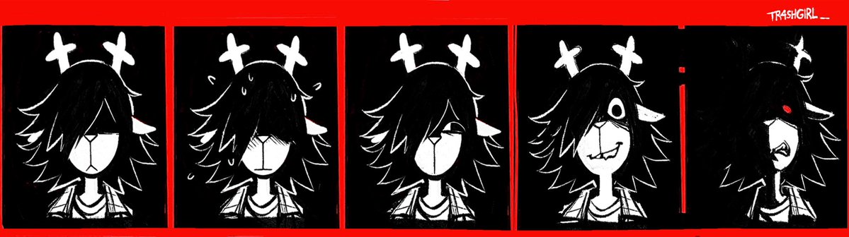 TR4SHGIRL_'s tweet photo. Dess talksprite concept sketches or smthn

I imagined her hair is shaped like a pine tree

#Deltarune https://t.co/SdqH1Ai9Yd