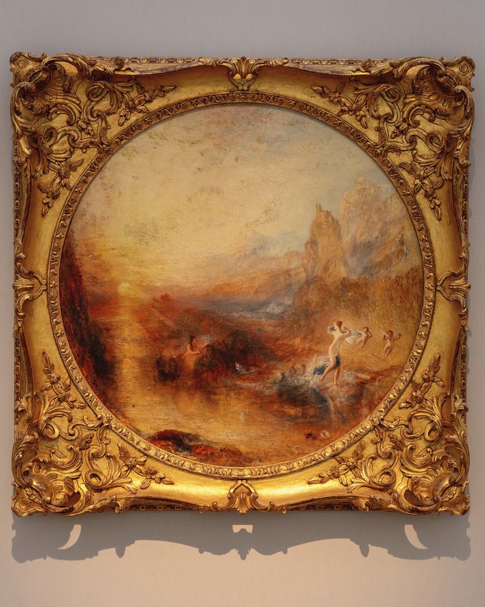 KimbellArt's tweet photo. Captivated by the myths of Circe? 🌊☀️

If you can’t get enough of the enchantress’s transformative powers, look to J. M. W. Turner's “Glaucus and Scylla” painting. https://t.co/AUTm600rUb